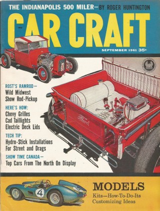 CAR CRAFT 1961 SEPT - COOL CUSTOMS & CAR SHOWS